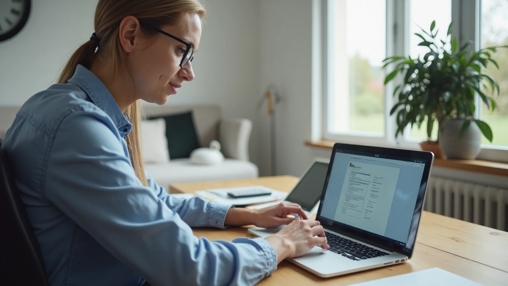 Twee personen op afstand werken samen aan een gedeeld document via scherm